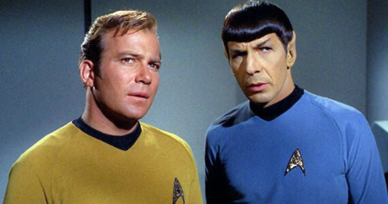 Spock and captain kirk